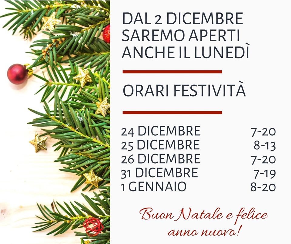 Orari dicembre