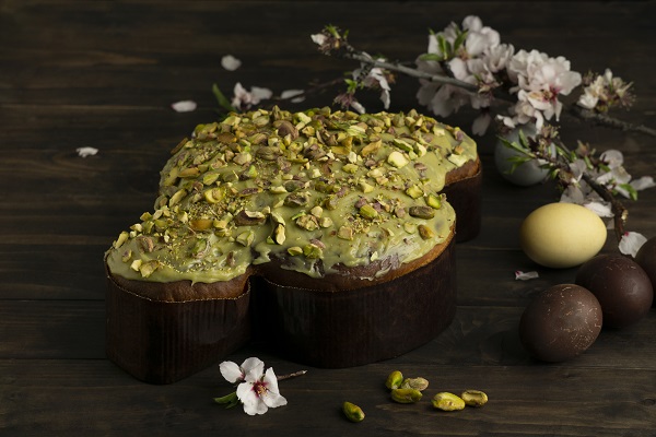 Colomba artigianale al pistacchio.