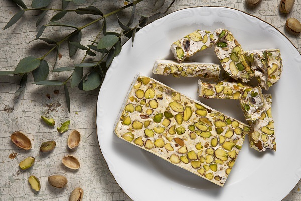 Torrone al pistacchio.